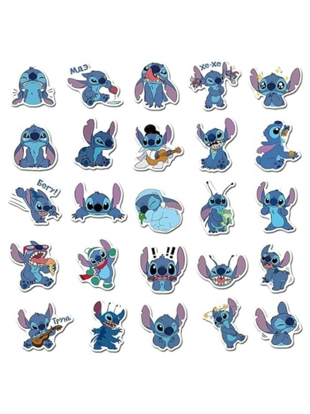 2/$10  30 Piece Disney Stitch Sticker Set - Picture 2 of 4